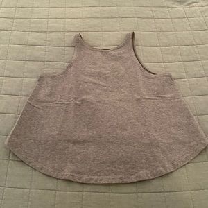 Lululemon blissed out grey tank